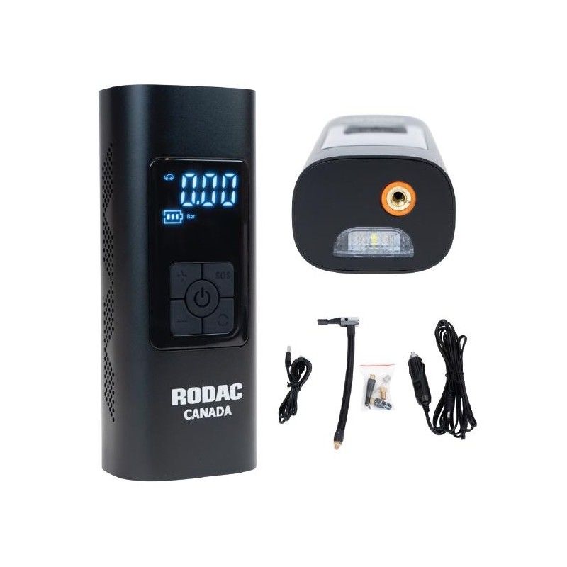 PORTABLE DIGITAL TIRE INFLATOR 5 IN 1